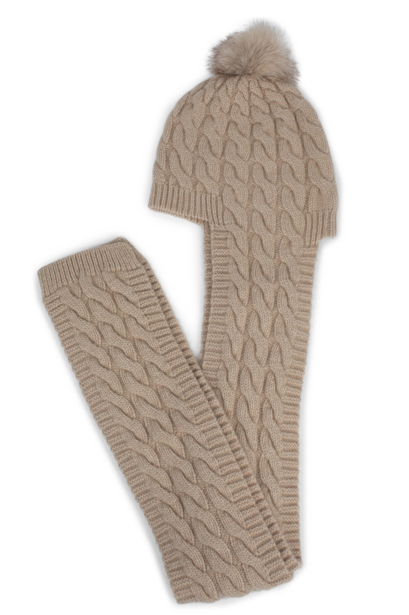 Cashmere Combo: The Versatile 2-in-1 Hat and Scarf