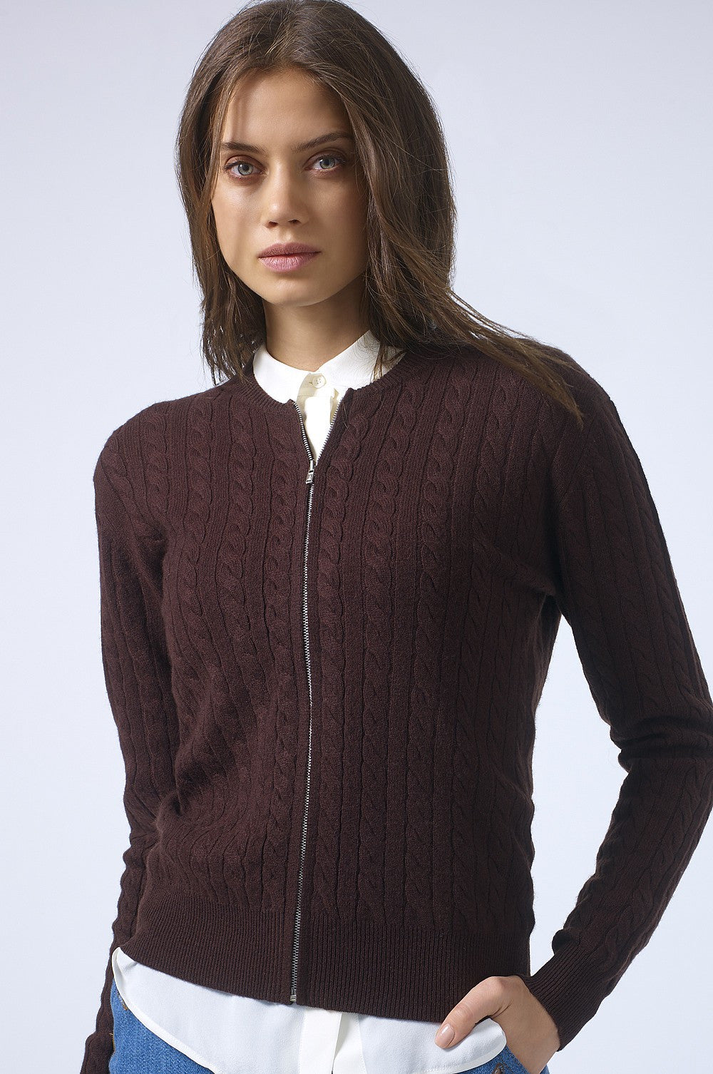 Cashmere Bomber  Jacket