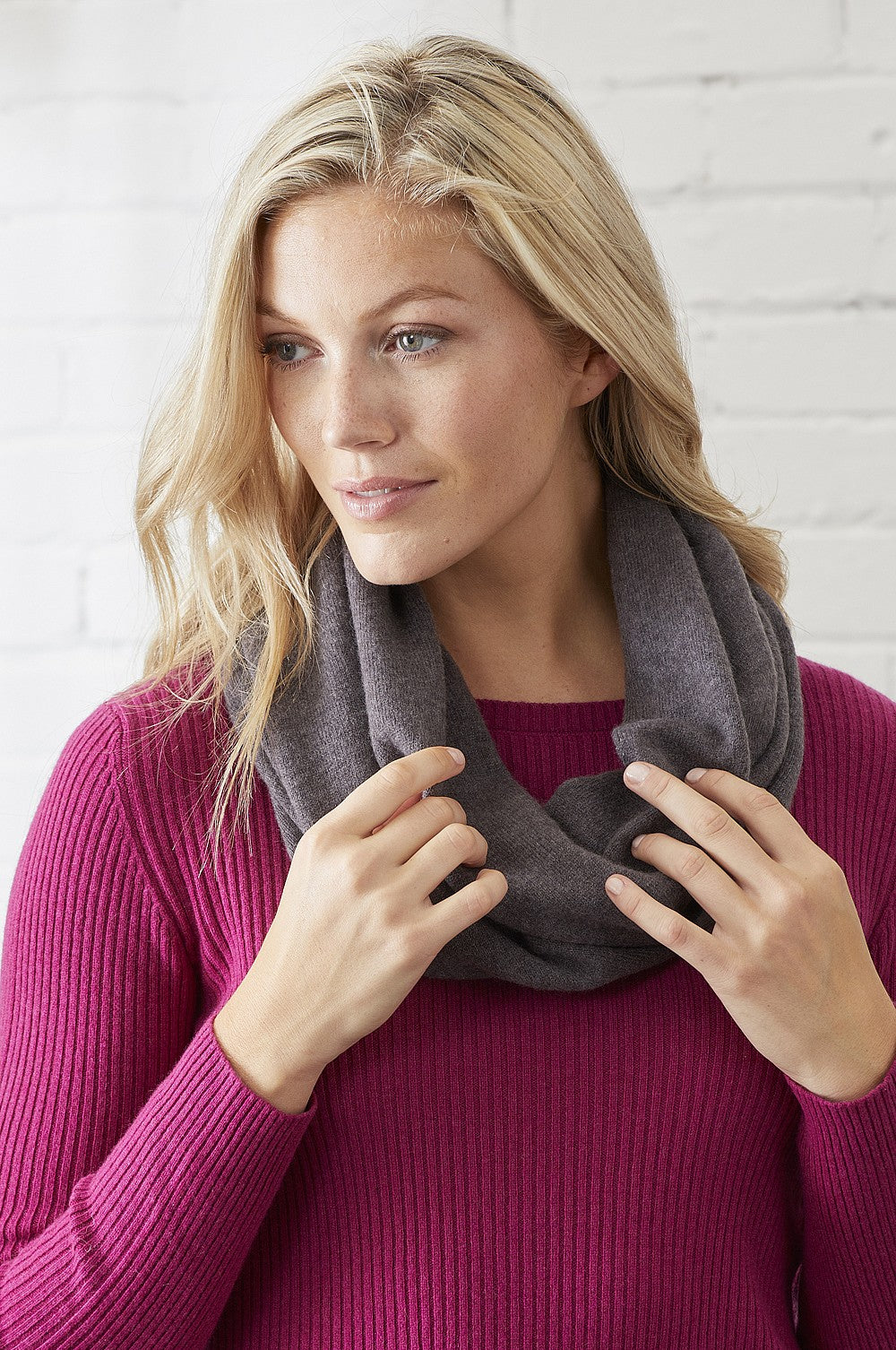 Cashmere Ribbed Snood