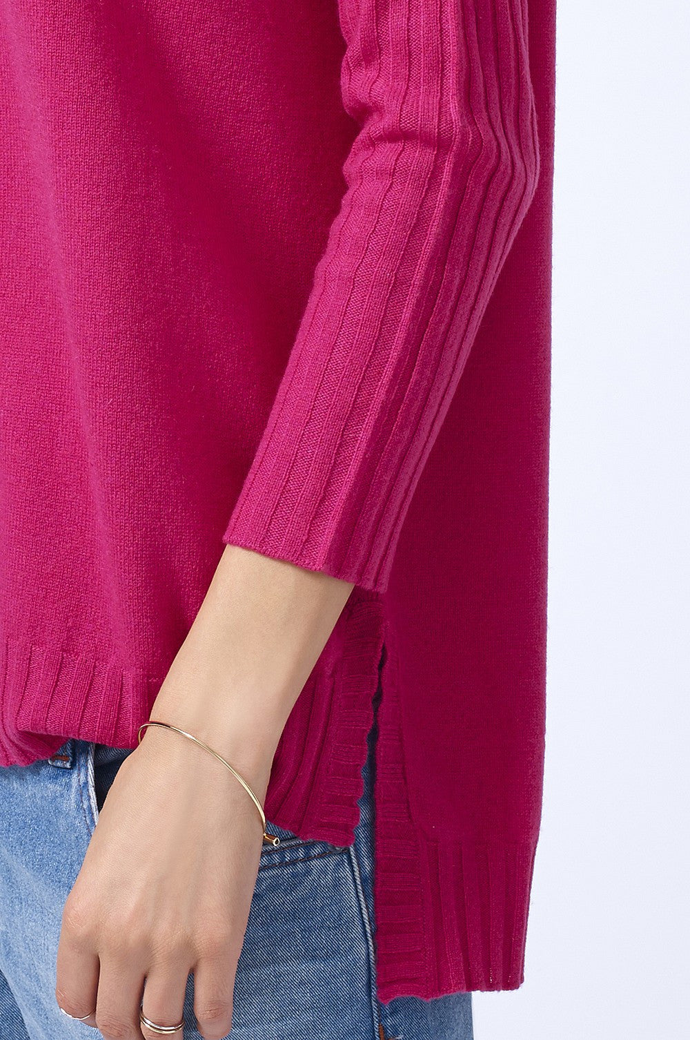 Womens Cashmere Boatneck Top