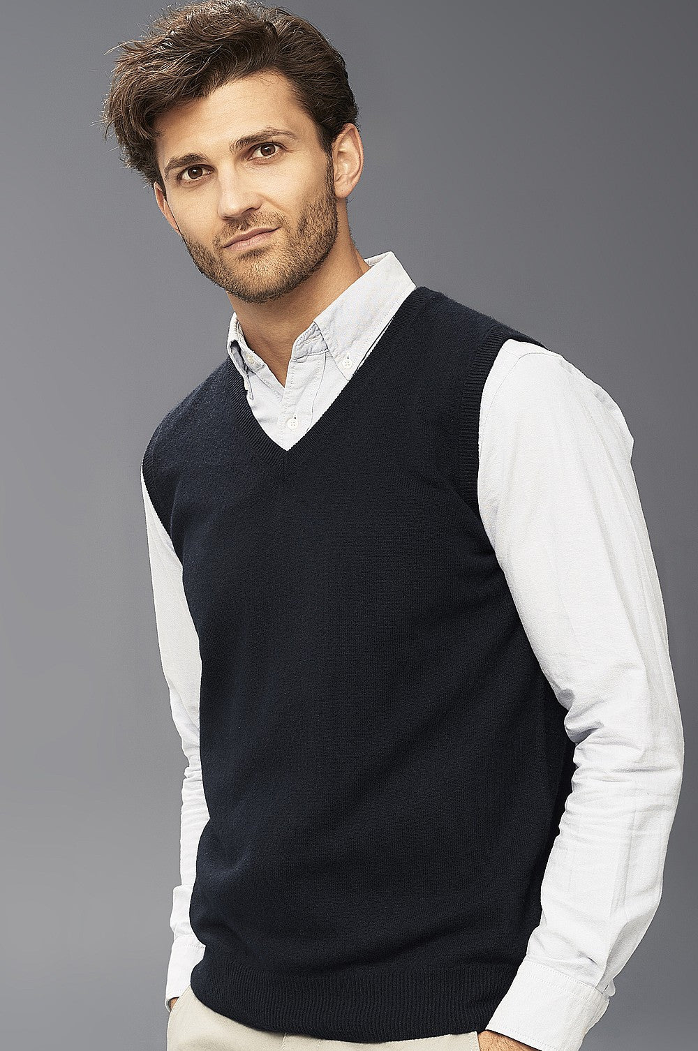 Mens Cashmere Vest