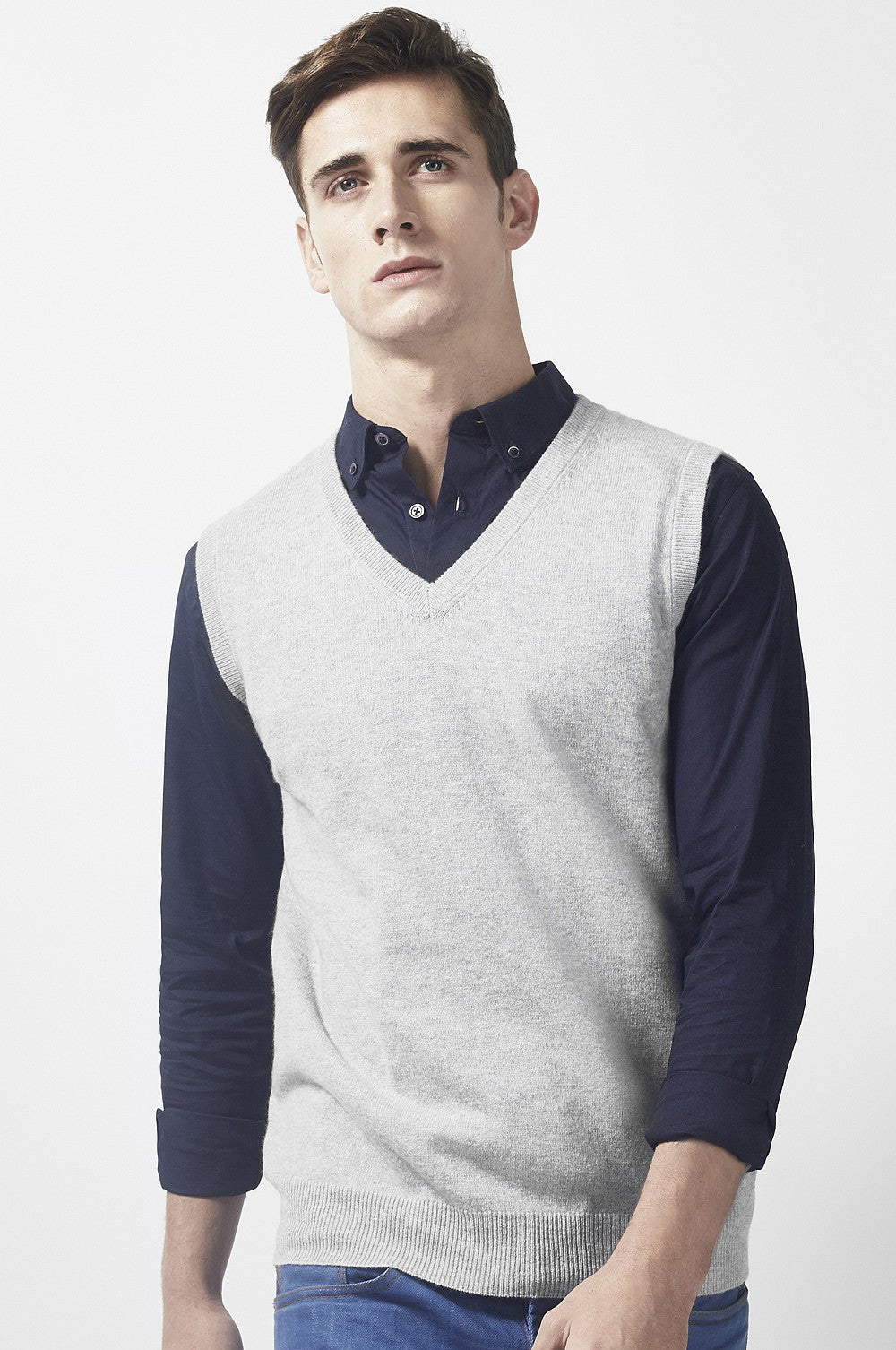 Mens Cashmere Vest