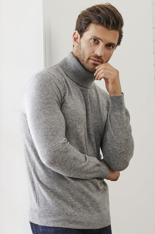 Mens Cashmere Turtleneck Sweater