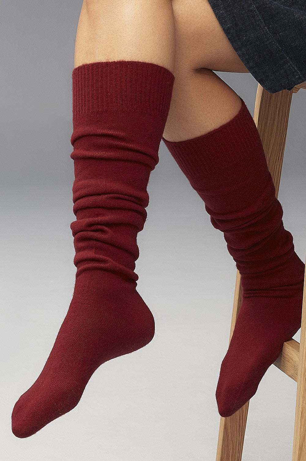 Cashmere Long Socks
